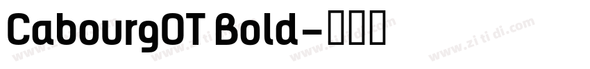 CabourgOT Bold字体转换